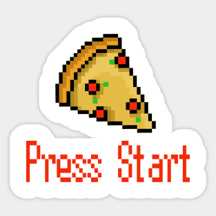 pixel pizza Sticker